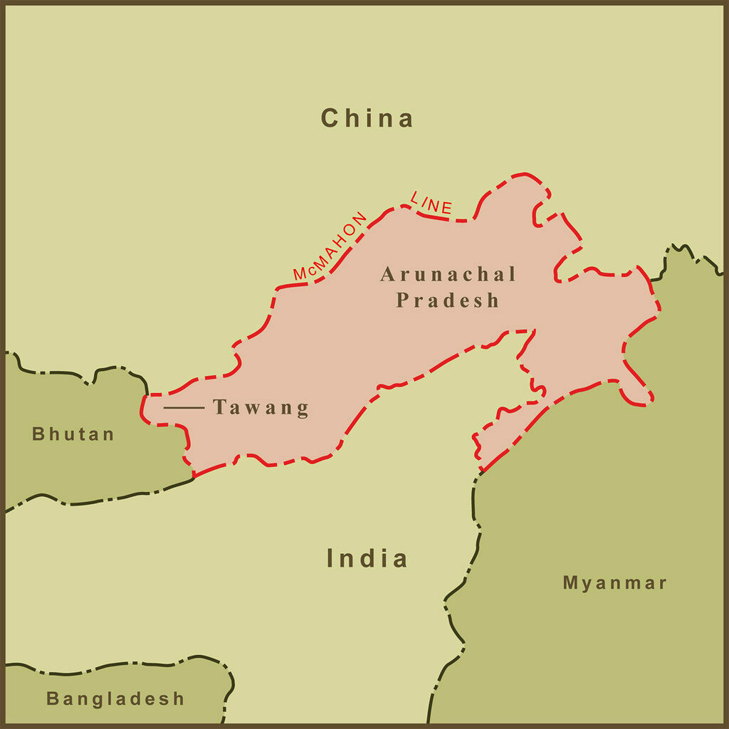 Indo-China dispute over Arunachal Pradesh