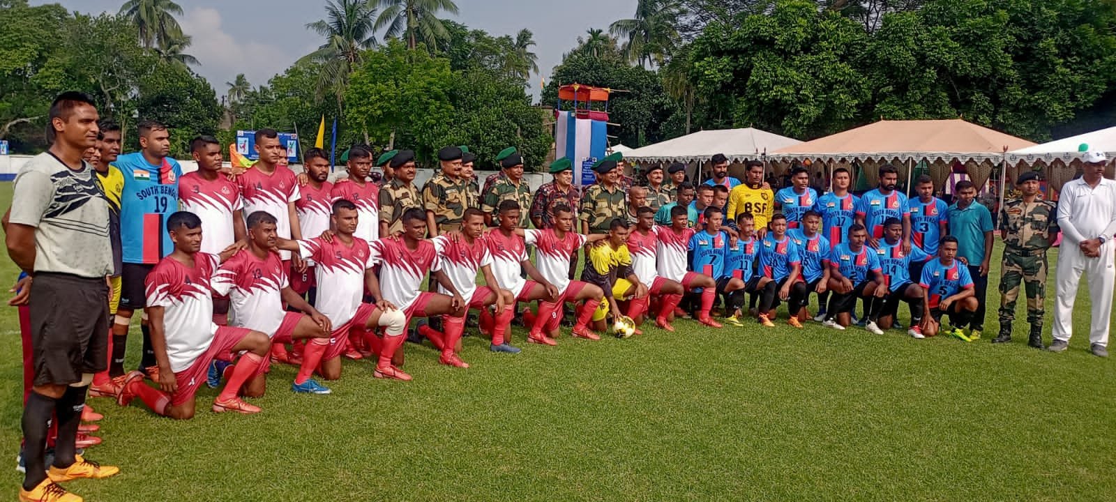 Friendly Match Between Bsf And Bgb