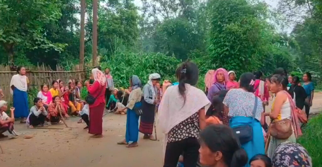 Kuki Women Impose Indefinite Counter-Economic Blockade on NH-37