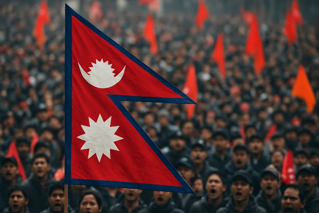 Anti Govt-protest in Nepal