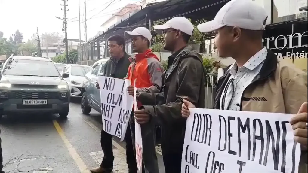 umiam lake protest img1