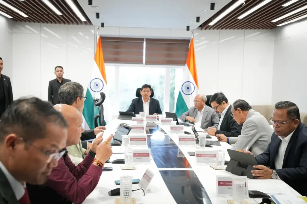 CM of meghalaya with cabinet minsiters