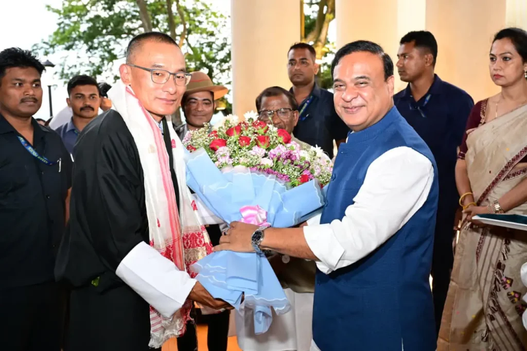 PM of bhutan with assams cm