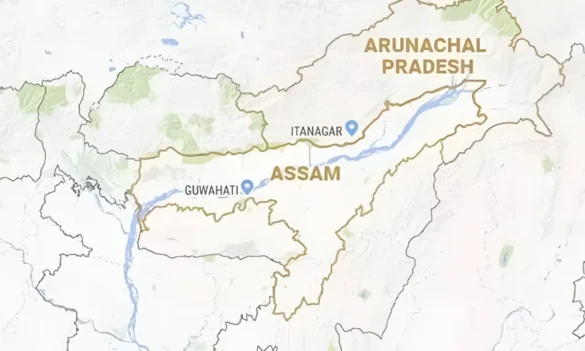 assam arunachal border