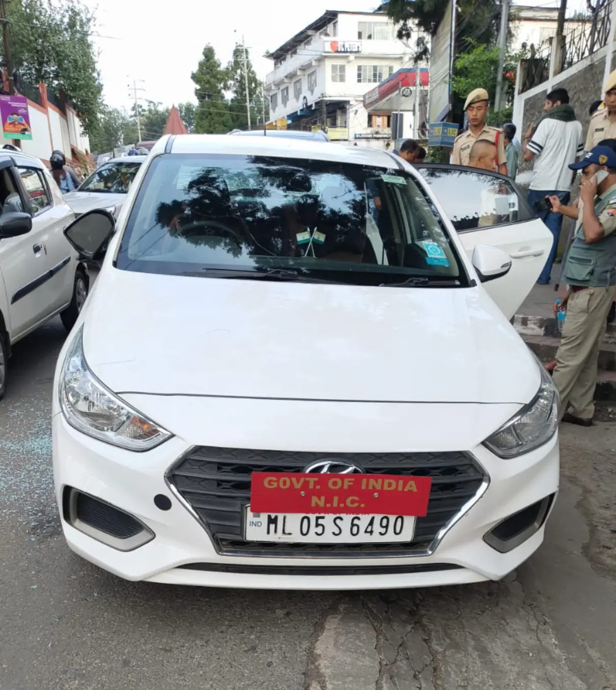 govt vehicle damage