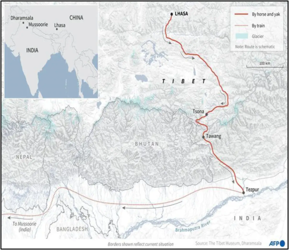 tibet map